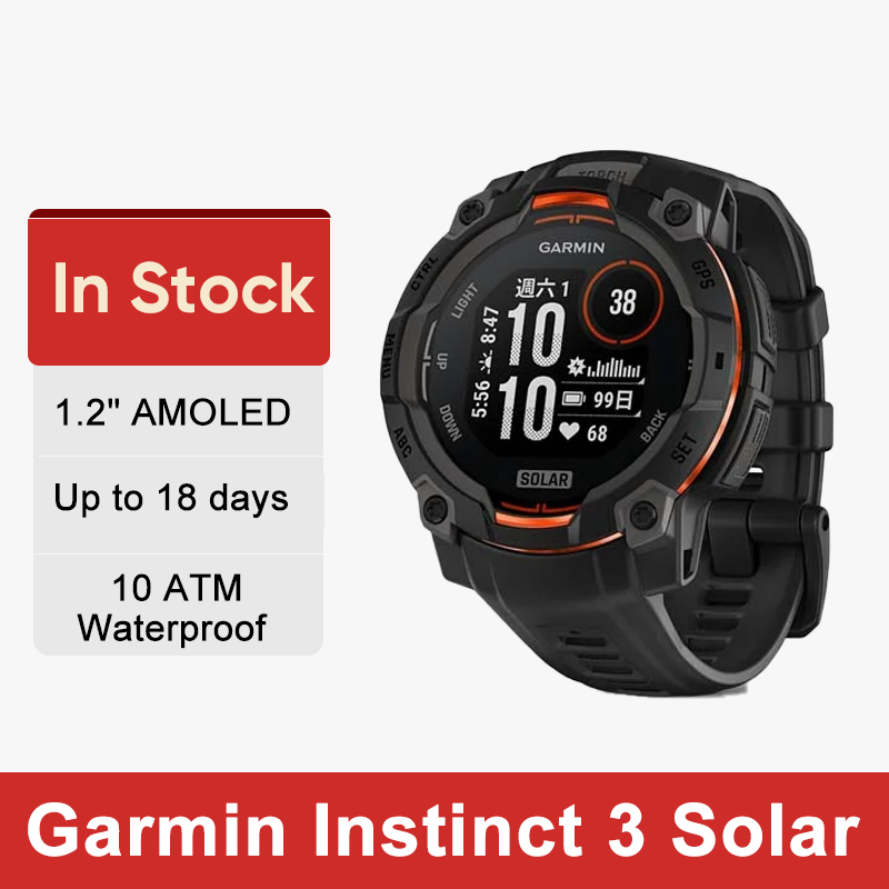 Health Wellness Activities - Garmin Instinct 3 Solar BRIGHT 1.2인치