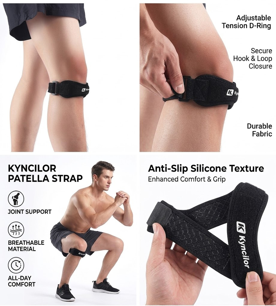 Compression Knee Sleeve - 1개의 스포츠 레그 슬리브, 남녀공용 풀