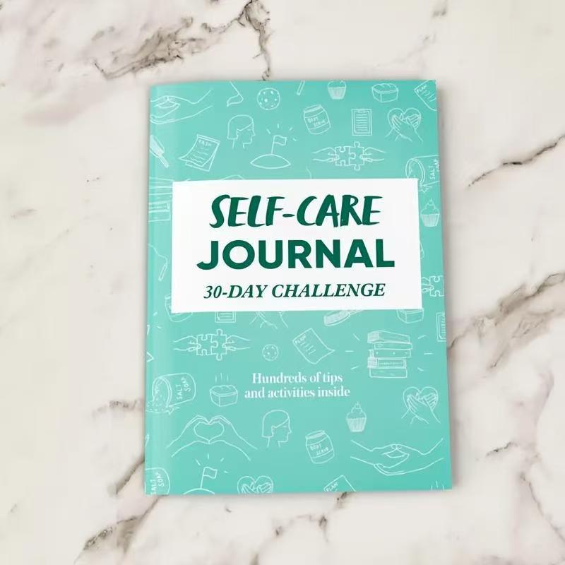Fitness Journal Planner - 30일 자기 관리 챌린지 저널, 두꺼운
